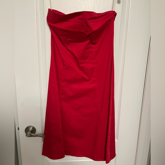 Girl Friday, strapless hot pink dress. Super cute and simple! - Picture 1 of 4